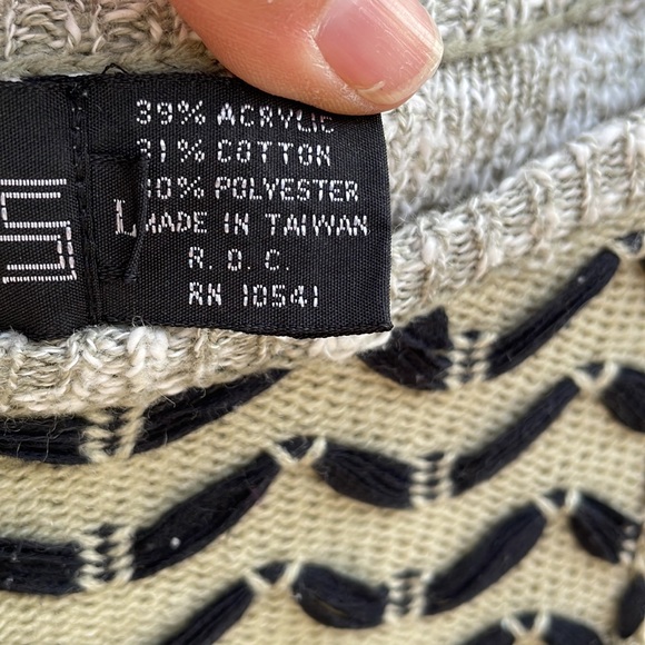 Vintage 80’s Patchwork Women’s Top - Picture 6 of 6